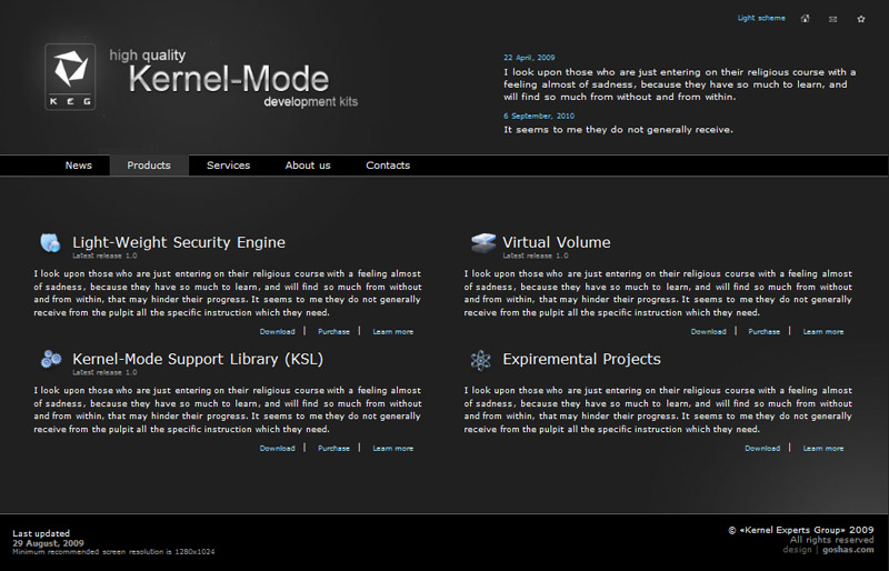 High quality Kernel&ndash;Mode development kits